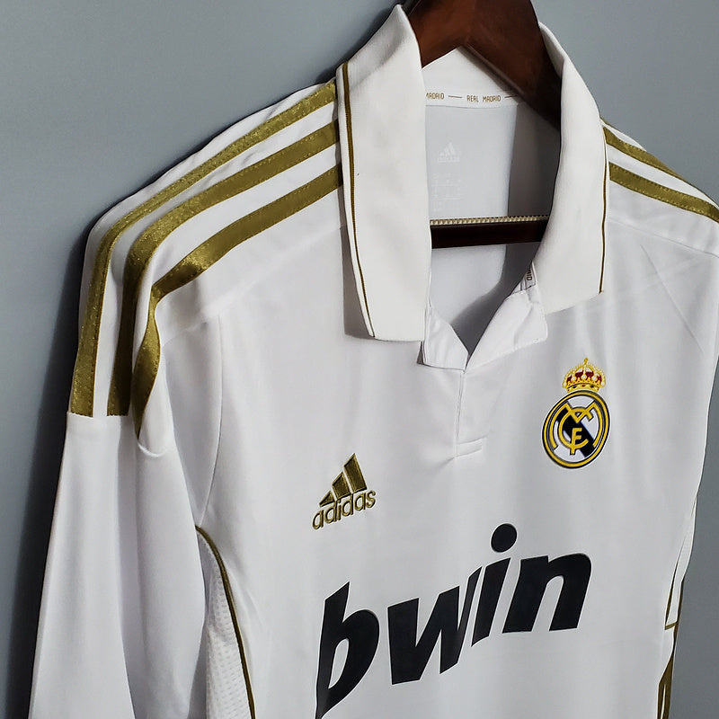 MANGA LONGA REAL MADRID - RETRÔ - TORCEDOR - 2011