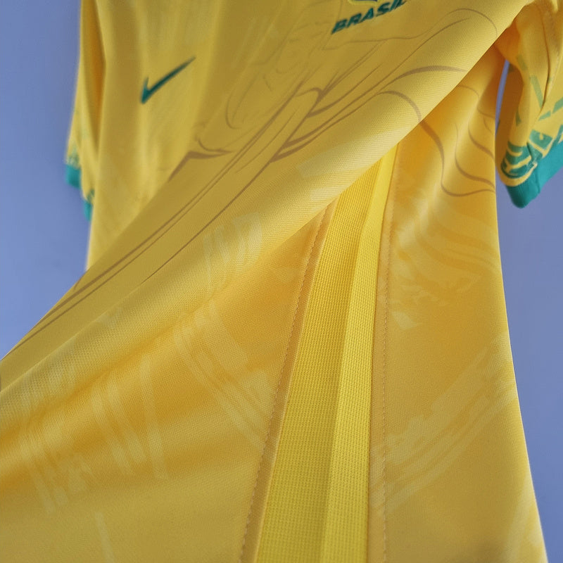 CAMISA BRASIL - CONCEITO CRISTO REDENTOR - TORCEDOR - 22/ 23