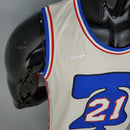 CAMISA PHILADELPHIA 76ers - BRANCO E AZUL - EDIÇÃO 2021