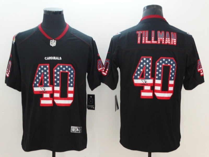 CAMISA ARIZONA CARDINALS - NFL - PRETO, AZUL, VERMELHO E BRANCO