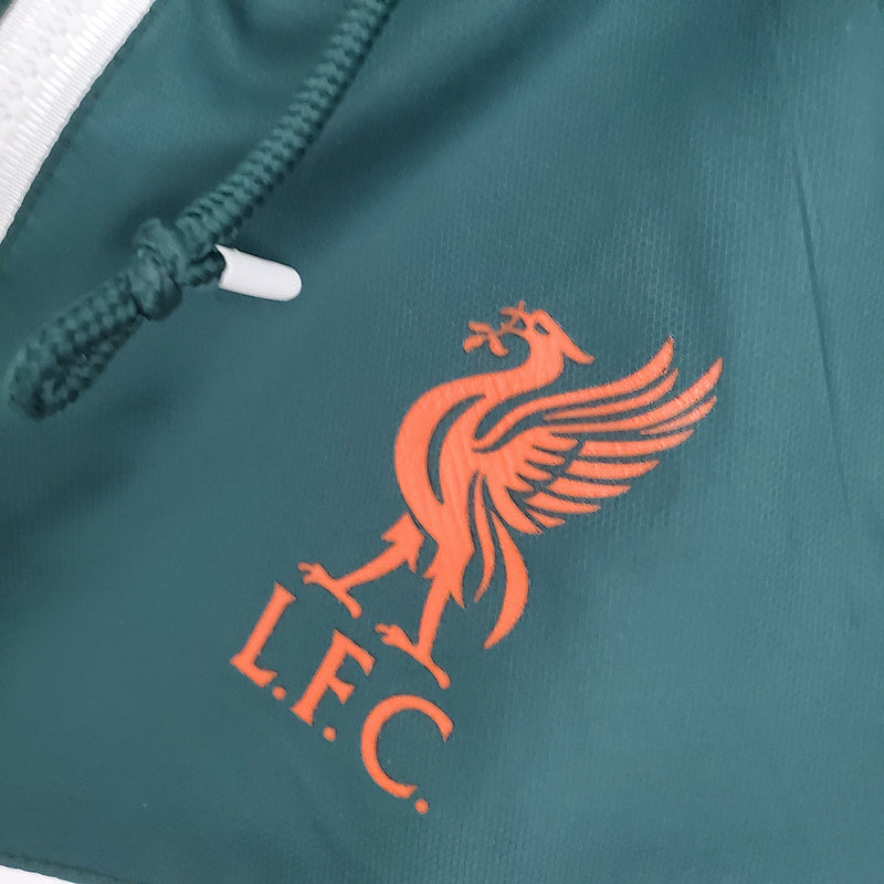 CORTA VENTO - LIVERPOOL - BRANCO, CINZA ESVERDEADO E VERMELHO