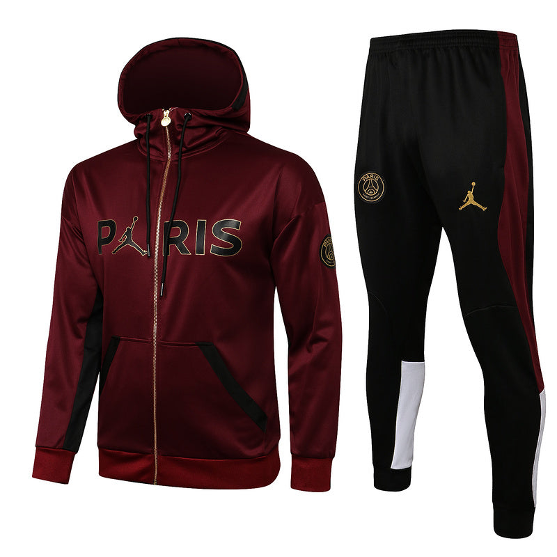 KIT PASSEIO COM CAPUZ - PARIS SAINT GERMAIN (PSG) - VINHO