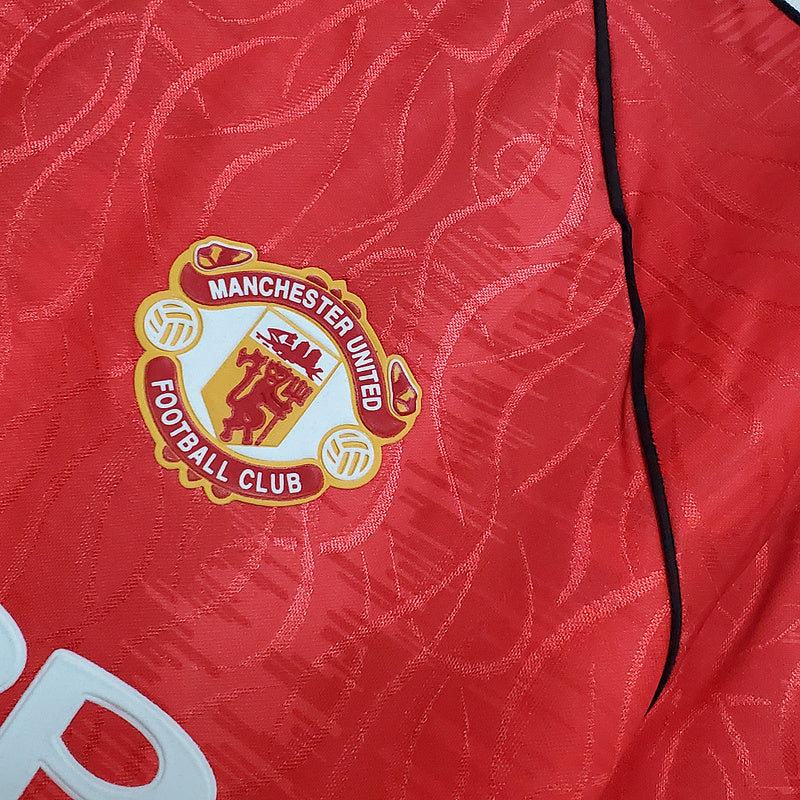 CAMISA MANCHESTER UNITED - RETRÔ - TORCEDOR - 1991