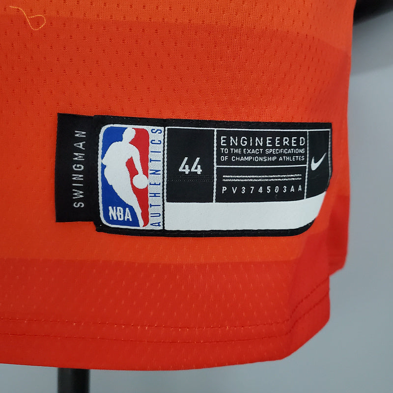 CAMISA UTAH JAZZ - CITY EDITION - LARANJA DEGRADÊ