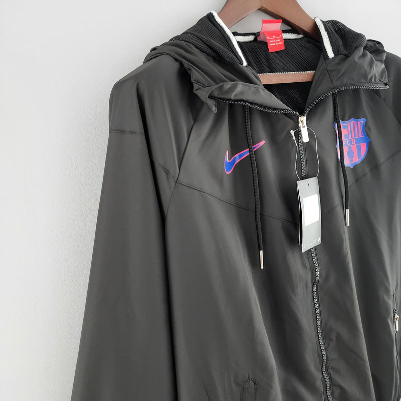 CORTA VENTO - BARCELONA - PRETO COM ROXO - 2022
