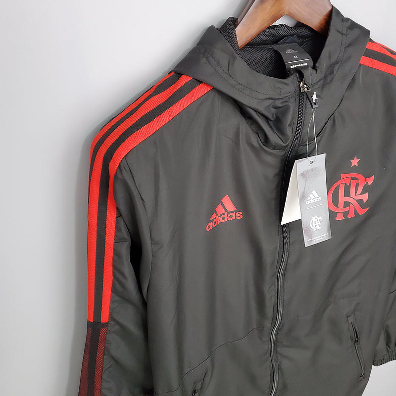 CORTA VENTO - FLAMENGO - PRETO E VERMELHO