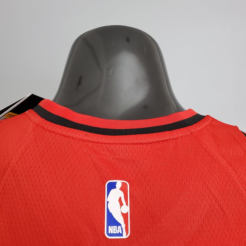 CAMISA PORTLAND TRAIL BLAZERS - CITY EDITION VERMELHA LIMITADA 2021