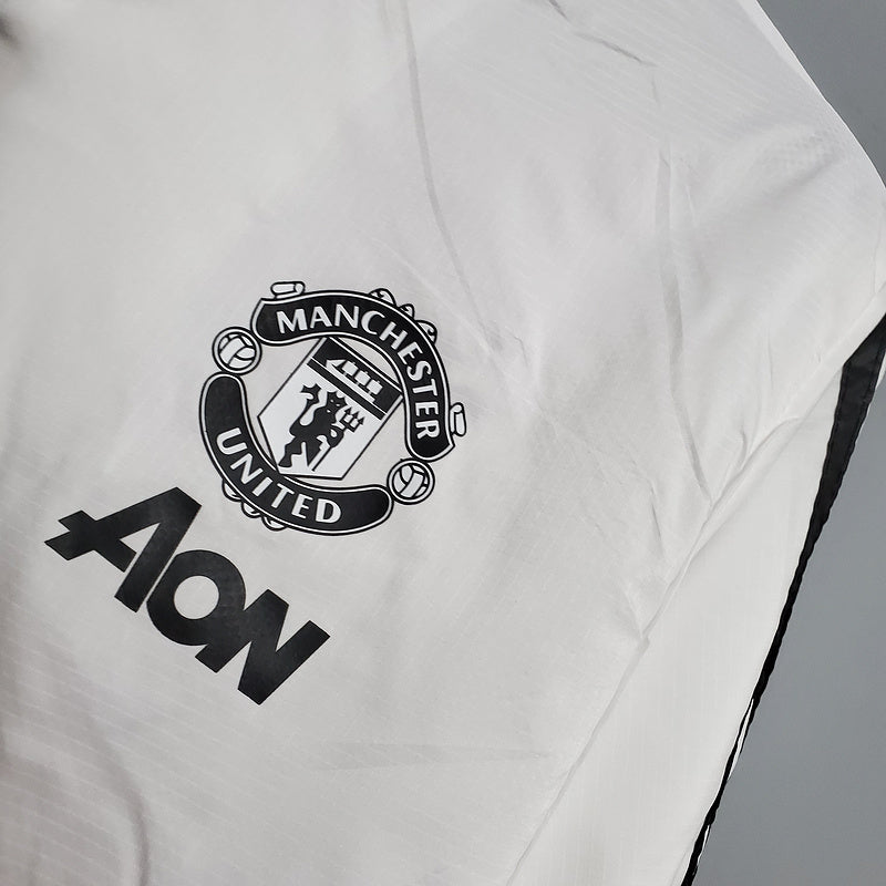 CORTA VENTO - MANCHESTER UNITED- BRANCO E PRETO