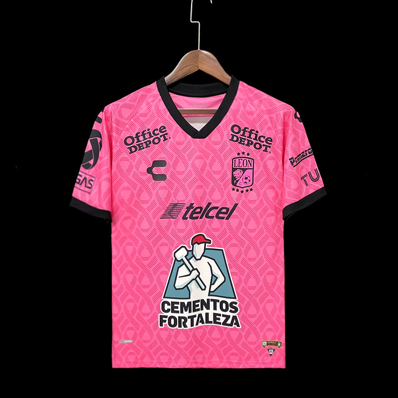 CAMISA LEON - MÉXICO - ESPECIAL OUTUBRO ROSA - TORCEDOR - 21/22