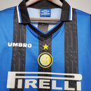 CAMISA INTER DE MILÃO - RETRÔ - TORCEDOR - 1997