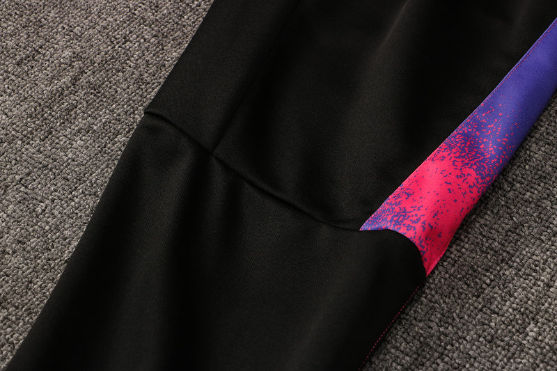 KIT MOLETOM - PARIS SAINT GERMAIN (PSG) - BRANCO, ROXO E ROSA