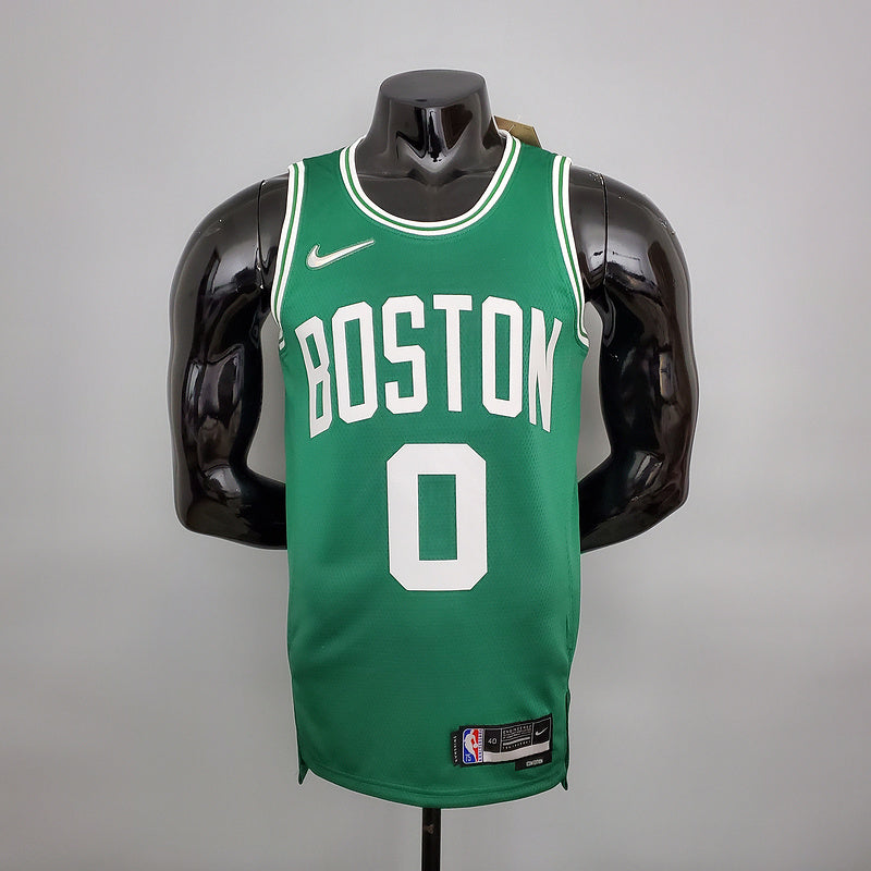 CAMISA BOSTON CELTICS - VERDE COM NIKE BRILHANTE - ICON EDITION 75TH ANNIVERSARY - 2021/ 2022