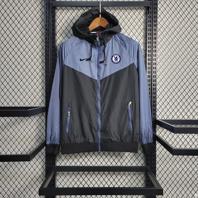 CORTA VENTO - CHELSEA - PRETO E AZUL