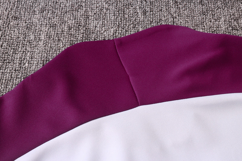 KIT PASSEIO - PARIS SAINT GERMAIN (PSG) - ROXO, BRANCO E DOURADO JORDAN