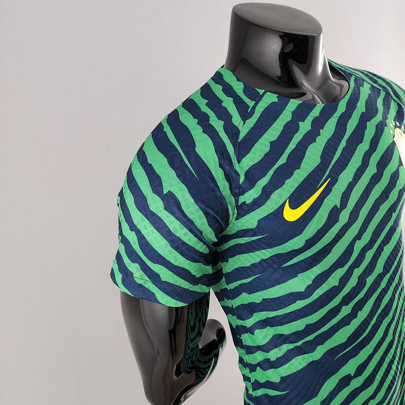 CAMISA BRASIL - CONCEITO VERDE E AZUL - JOGADOR - 22/ 23