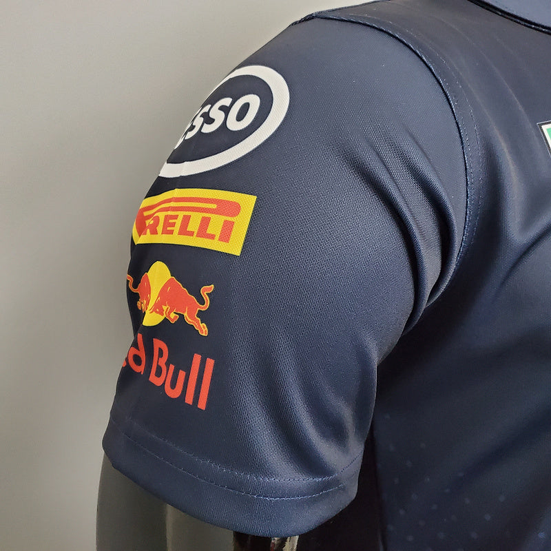 CAMISETA RED BULL RACING HONDA RBR - PÓLO - AZUL 2 - FÓRMULA 1 - F1
