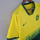 CAMISA BRASIL - CONCEITO AMARELA COM VERDE - TORCEDOR - 22/ 23