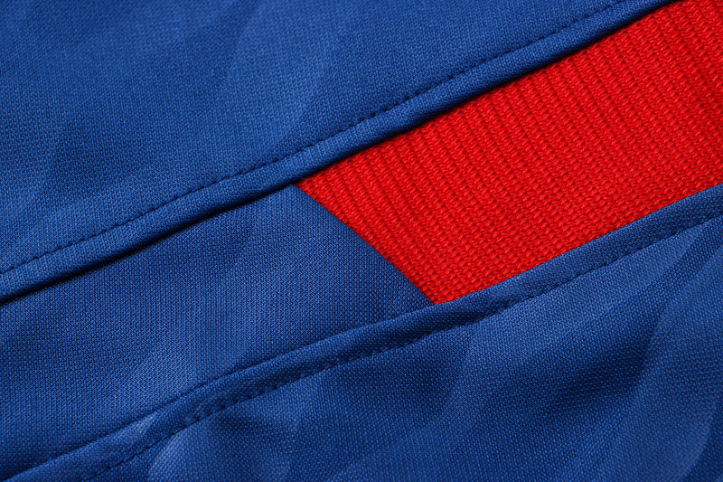 KIT PRÉ JOGO - ATLÉTICO DE MADRID - AZUL, PRETO E LARANJA