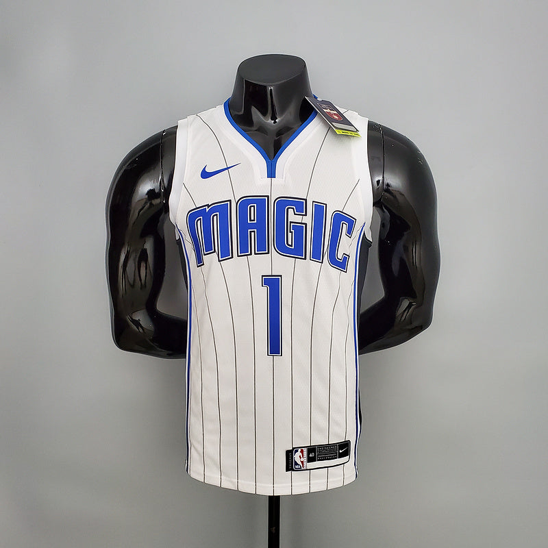 CAMISA ORLANDO MAGIC - HOMENAGEM RETRÔ - BRANCA E AZUL