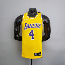 Carregar imagem no visualizador da galeria, CAMISA LAKERS - AMARELA COM NIKE BRILHANTE - 75TH ANNIVERSARY - ICON EDITION - 2021/ 2022
