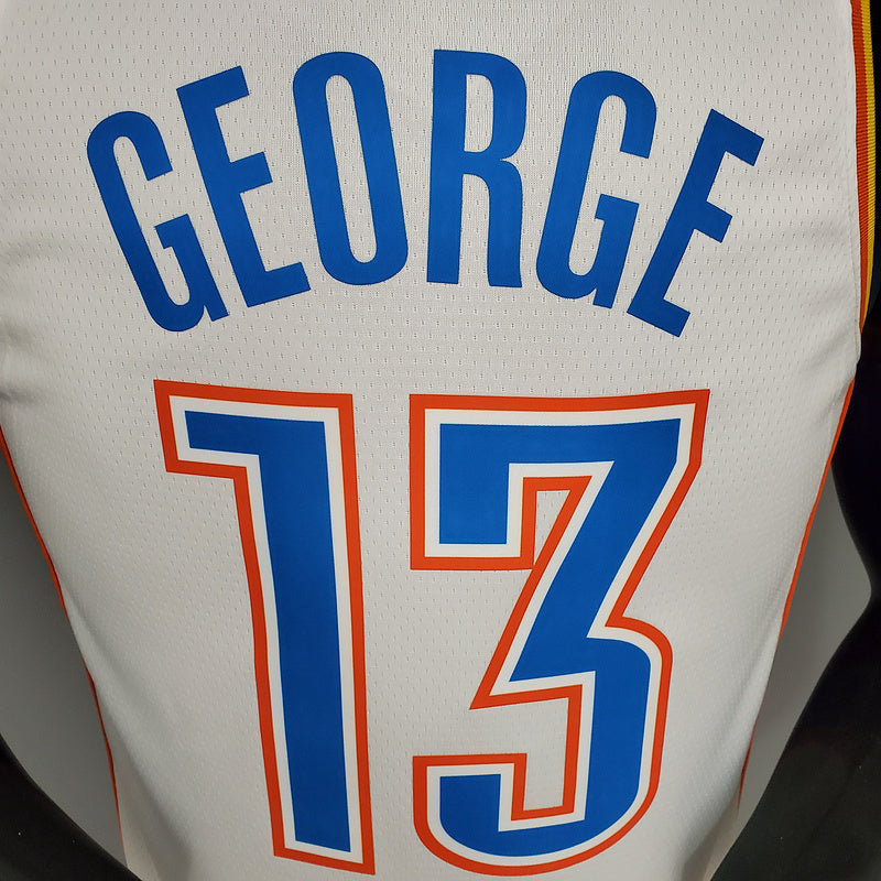 CAMISA OKLAHOMA CITY THUNDER - TEMPORADA 21/22 - BRANCA