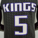 CAMISA SACRAMENTO KINGS - PRETA COM JORDAN BRILHANTE - 75TH ANNIVERSARY - 2021/ 2022