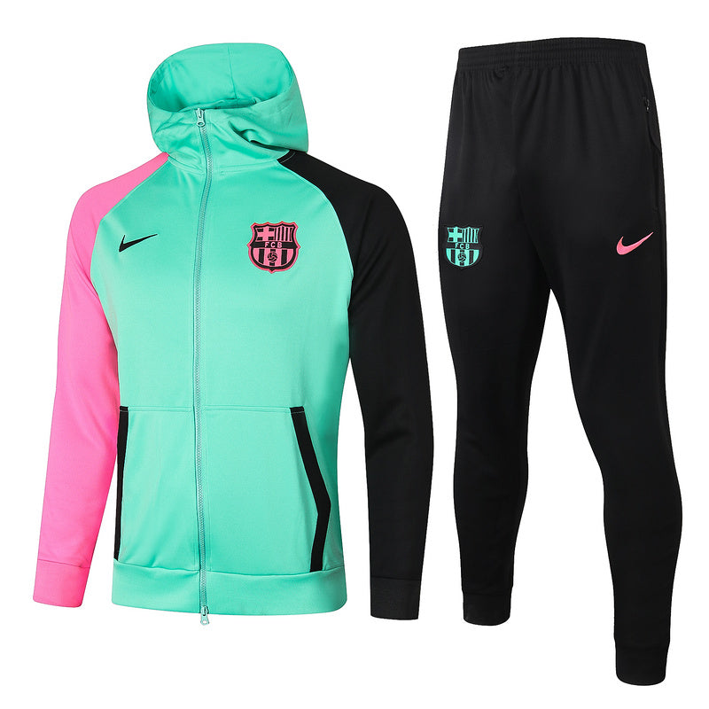 KIT PASSEIO COM CAPUZ - BARCELONA - VERDE, ROSA E PRETO