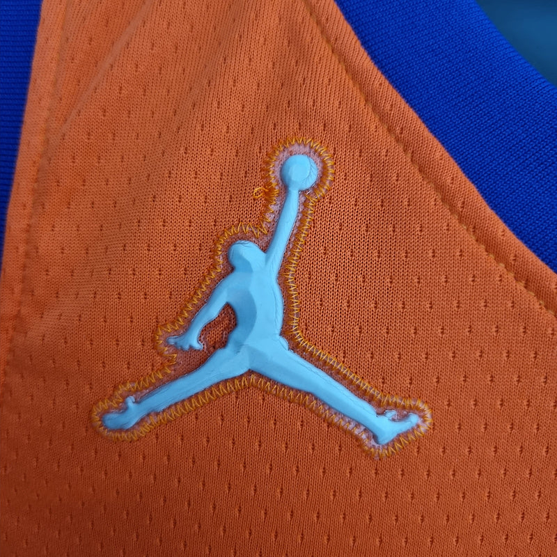 CAMISA PHOENIX SUNS - LARANJA COM JORDAN BRILHANTE - CITY EDITION 75TH ANNIVERSARY - 2022