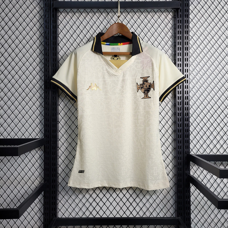 CAMISA VASCO - TERCEIRO/THIRD - BRANCA - FEMININO - 22/ 23