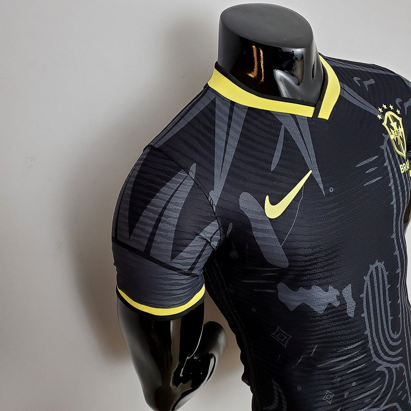 CAMISA BRASIL - CONCEITO ALL BLACK - JOGADOR - 22/ 23