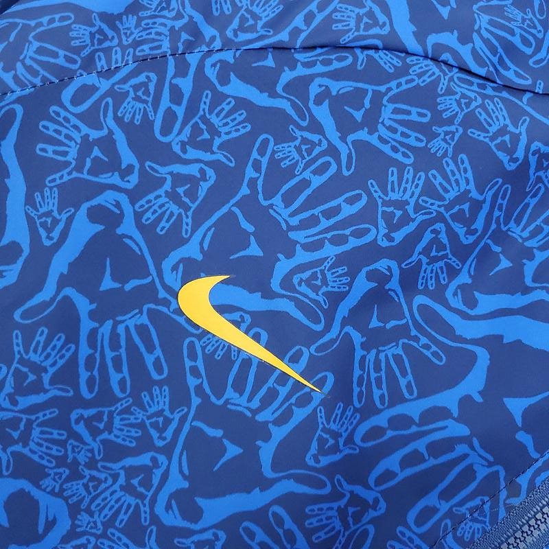 CORTA VENTO - BARCELONA - AZUL, AMARELO E VERMELHO