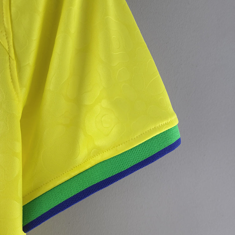 CAMISA BRASIL - AMARELA - COPA DO MUNDO - FEMININO - 22/23