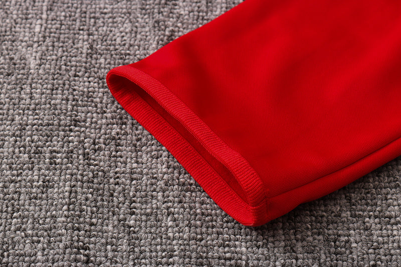 KIT PASSEIO COM CAPUZ - ARSENAL - VERMELHO E BRANCO
