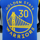 CAMISA GOLDEN STATE WARRIORS - AZUL COM NIKE BRILHANTE - ICON EDITION 75TH ANNIVERSARY - 2021/ 2022