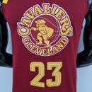 CAMISA CLEVELAND CAVALIERS - CITY EDITION 75TH ANNIVERSARY - NIKE BRILHANTE - VERMELHA - 2021/ 2022
