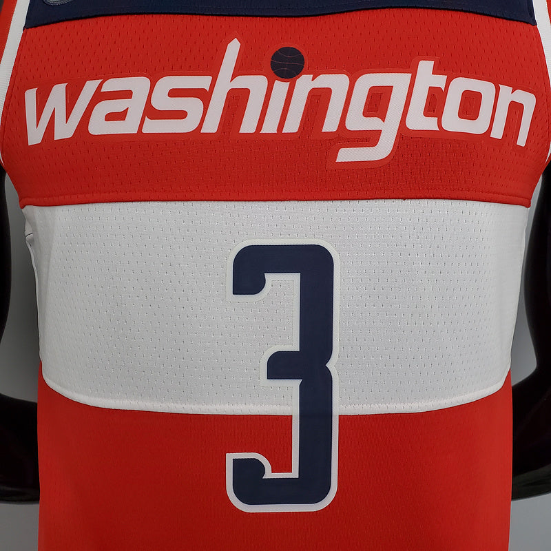 CAMISA WASHINGTON WIZARDS - 75TH ANNIVERSARY - VERMELHA - ICON EDITION - 2021