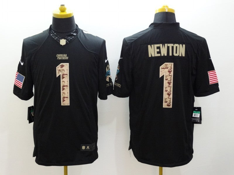 CAMISA CAROLINA PANTHERS - NFL -  PRETO E CAMUFLADO
