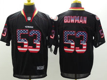 Carregar imagem no visualizador da galeria, CAMISA SAN FRANCISCO 49ERS - NFL - PRETO, AZUL E VERMELHO
