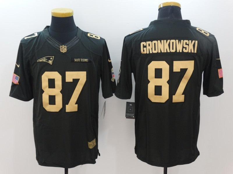 CAMISA  NEW ENGLAND PATRIOTS - NFL - PRETO E AMARELO