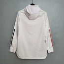 CORTA VENTO - MANCHESTER UNITED- BRANCO, PRETO E VERMELHO