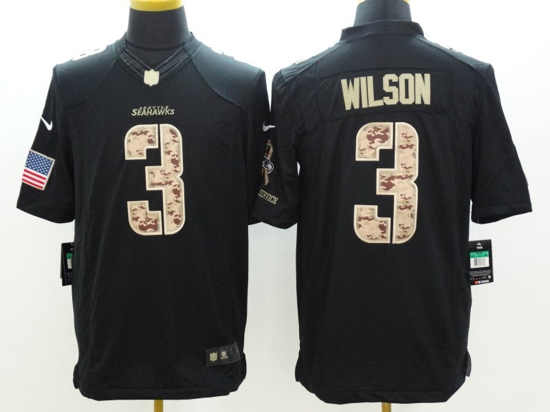 CAMISA SEATTLE SEAHAWKS - NFL - PRETO E CAMUFLADO