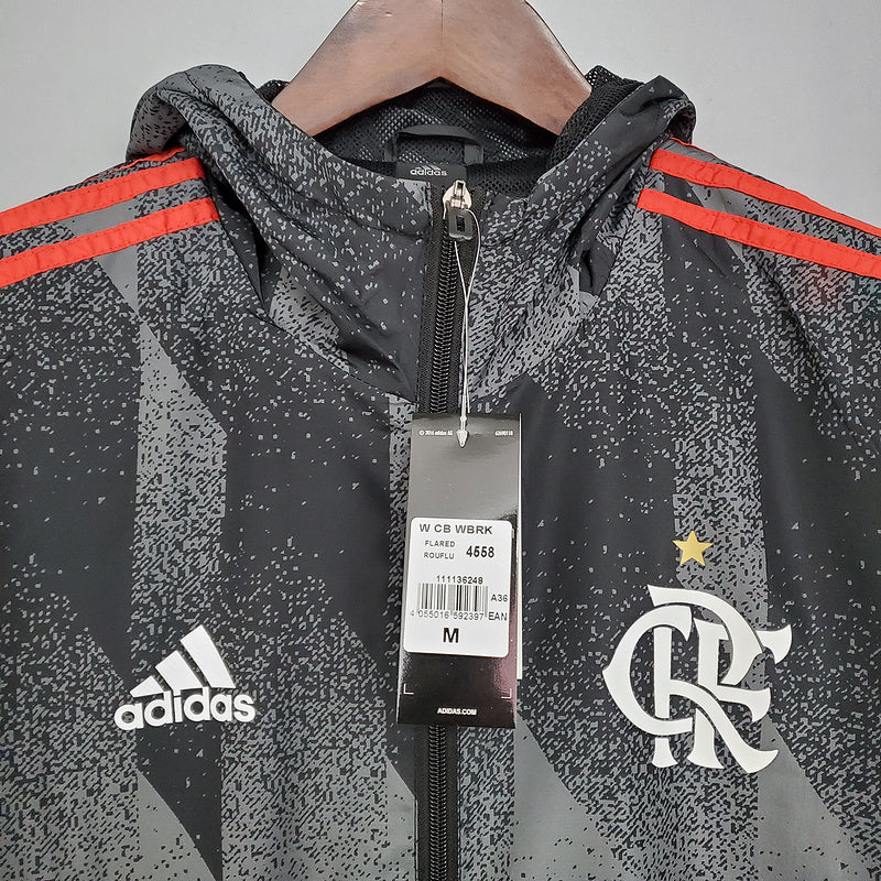 CORTA VENTO - FLAMENGO - PRETO E VERMELHO