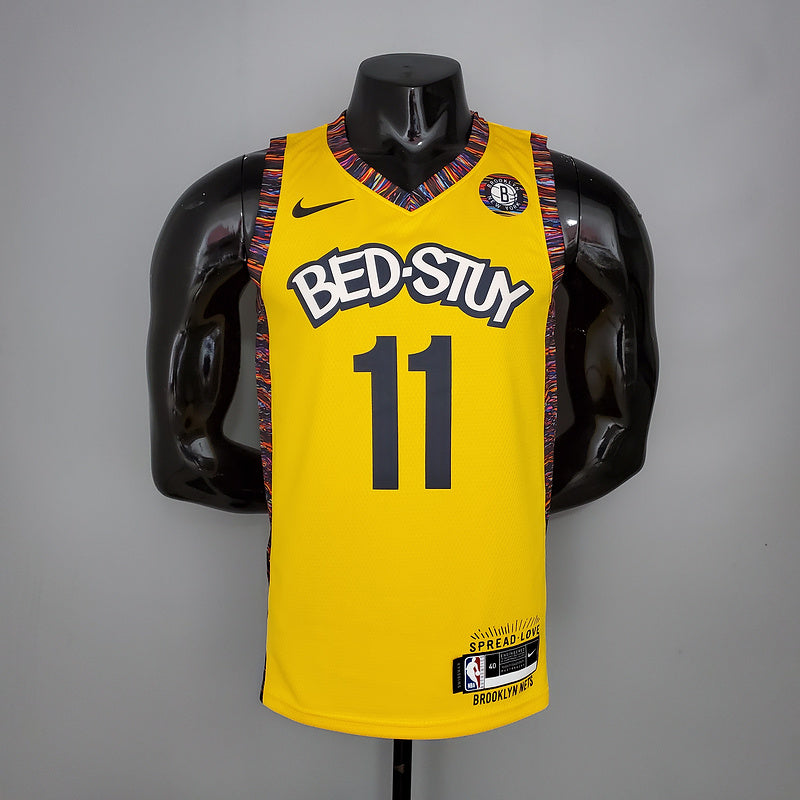 CAMISA BROOKLYN NETS - EDIÇÃO COMEMORATIVA AMARELO 2021 - #11 IRVING