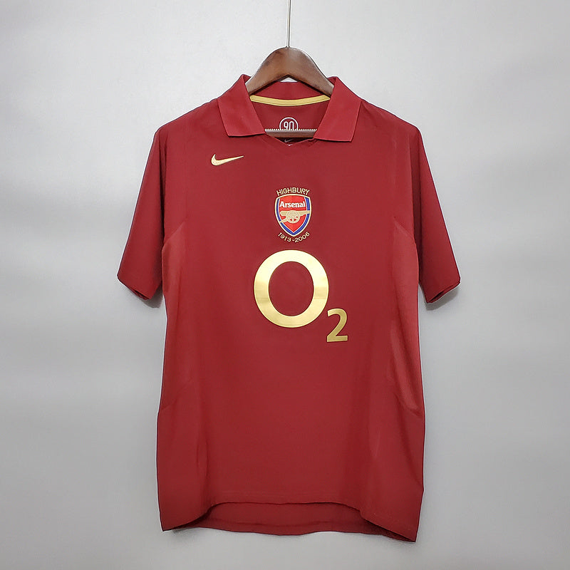 CAMISA ARSENAL  - RETRÔ - TORCEDOR - 2005