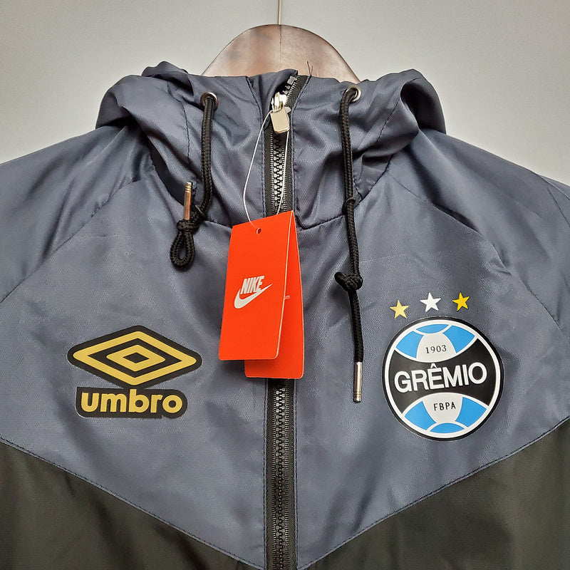 CORTA VENTO - GRÊMIO - AZUL ESCURO E PRETO