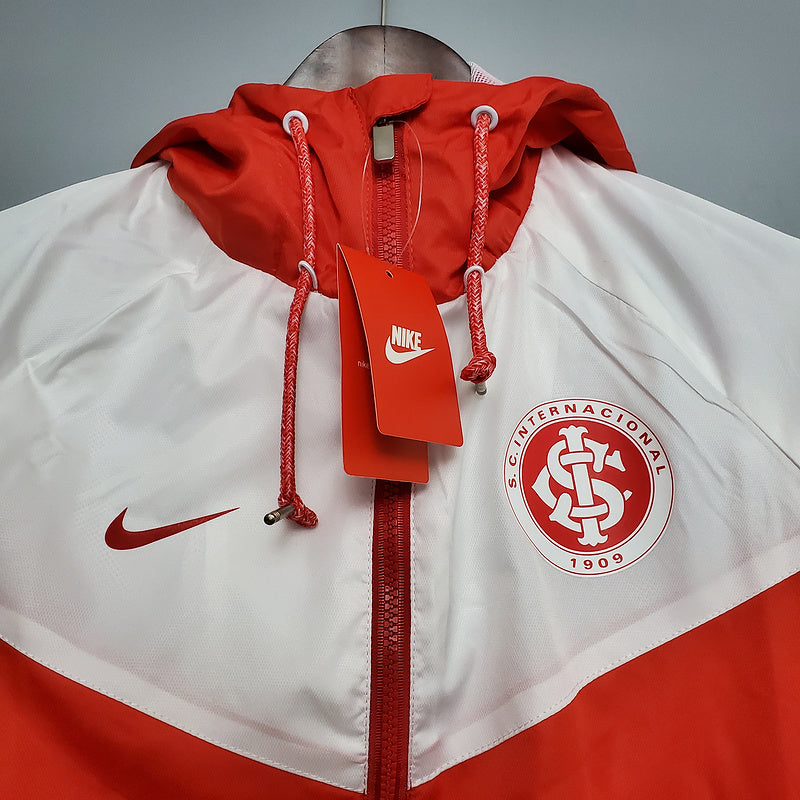CORTA VENTO - INTERNACIONAL - VERMELHO E BRANCO