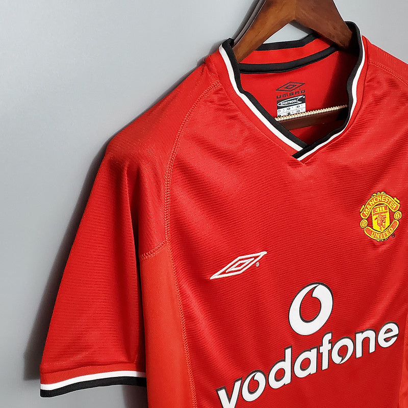CAMISA MANCHESTER UNITED - RETRÔ - TORCEDOR - 2000