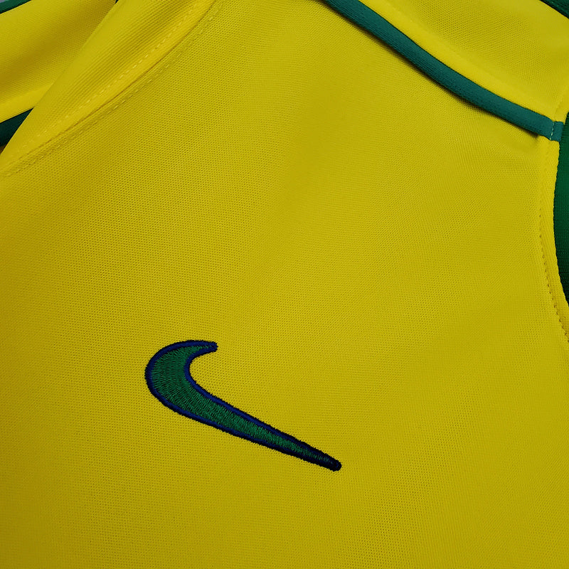 CAMISA BRASIL - RETRÔ - TORCEDOR - 1998