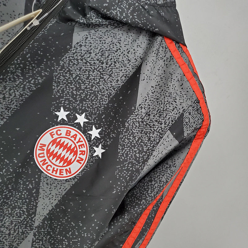 CORTA VENTO - BAYERN DE MUNIQUE - PRETO E VERMELHO