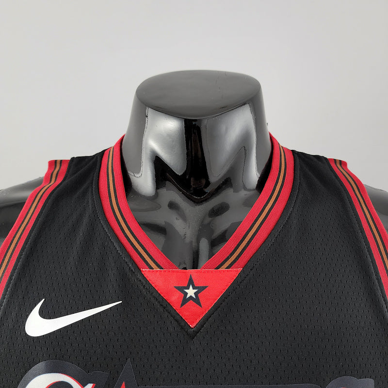CAMISA PHILADELPHIA 76ERS - PRETA - RETRÔ